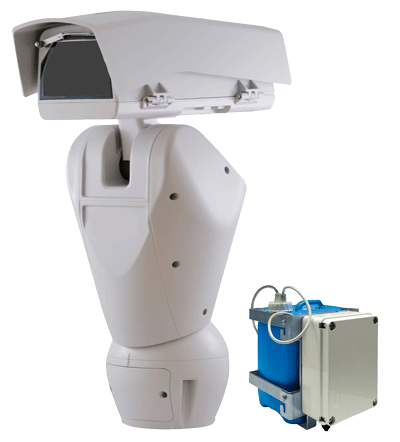 Wizebox AWH-PTA-30M18 — поворотная IP-камера, оборудованная системой очистки стекла